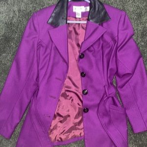 Gantos purple wool jacket vintage